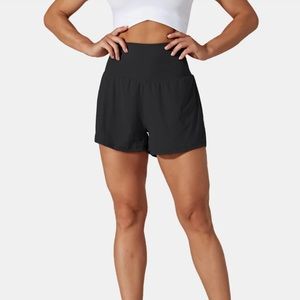 Back Pocket Plus Side Hidden Pocket 2-in-1 Gym Shorts 3"